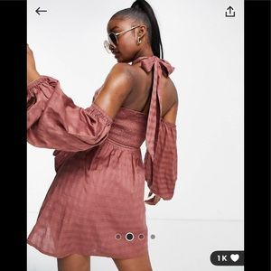 ASOS cross neck wrap beach dress. Never worn. Excellent condition. NW/oT! US10